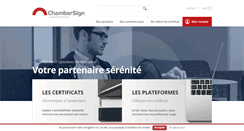 Desktop Screenshot of chambersign.fr